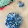 Bees in Blue Scrunchie