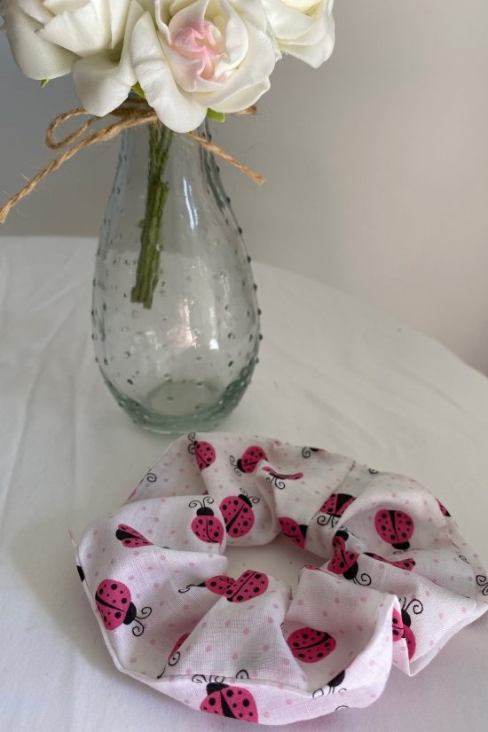 Fairy Floss Ladybird Scrunchie