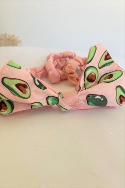 Baby Headband Pink Avocado