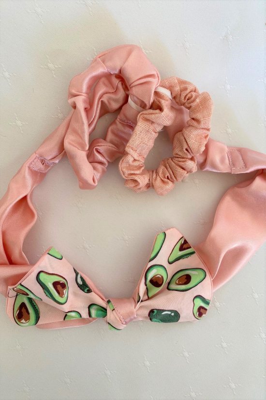 Baby Headband Pink Avocado - Image 2