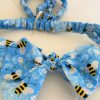 Baby Headbands Blue Bees