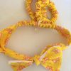 Baby Headband Yellow Flowers - Image 2