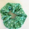 Green Flowers Scrunchie - Image 3