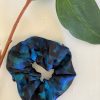 Swishy Blues Scrunchie