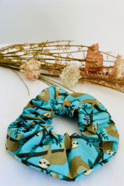 Sleepy Sloth Scrunchie