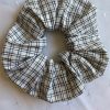 Black and White Checks Scrunchie - Image 3