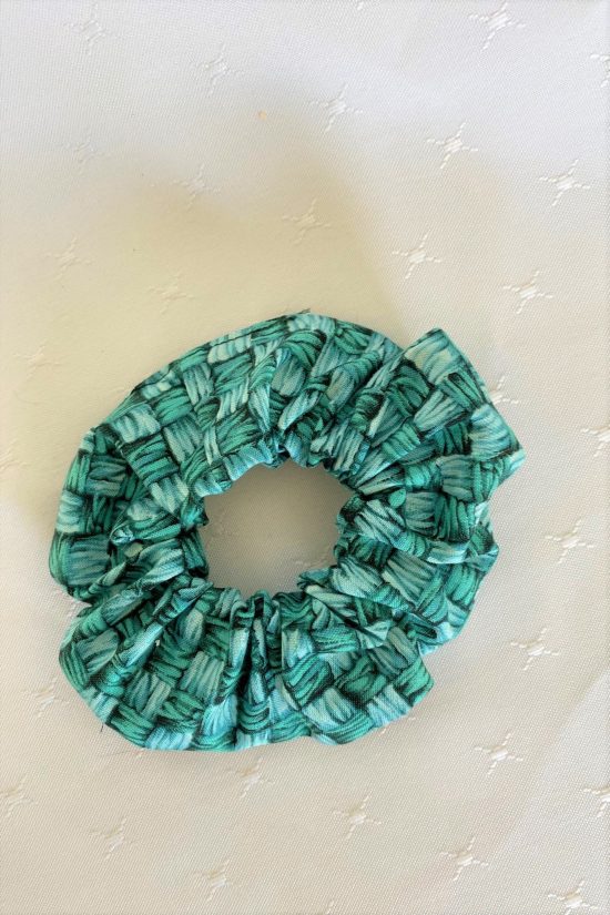 Hashtag Green Scrunchie - Image 2