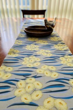 Table Runner Blue Gum