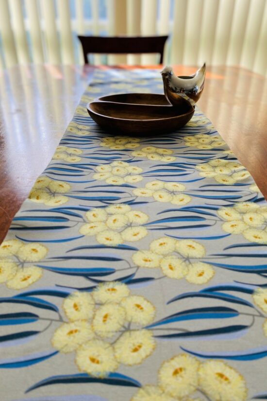 Table Runner Blue Gum