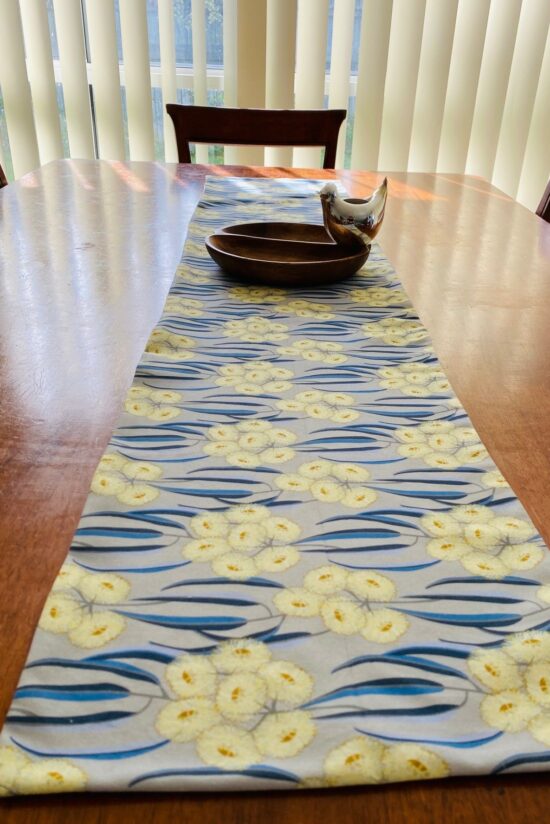 Table Runner Blue Gum - Image 3
