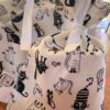 Reuseable Gift Bag Cartoon Cats - Image 4