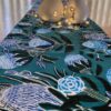 Table Runner Blue Green Wildflowers - Image 2