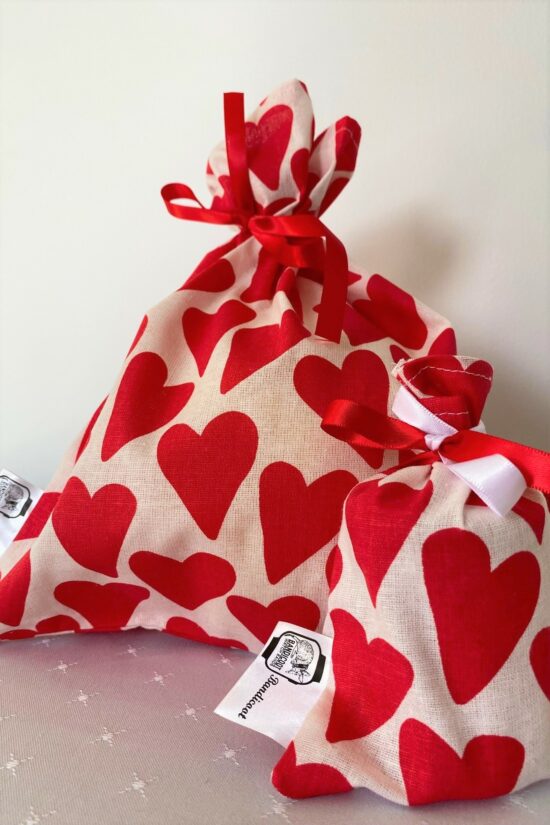 Reuseable Gift Bag Hearts - Image 3