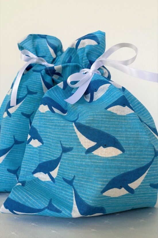 Reuseable Gift Bag Whales