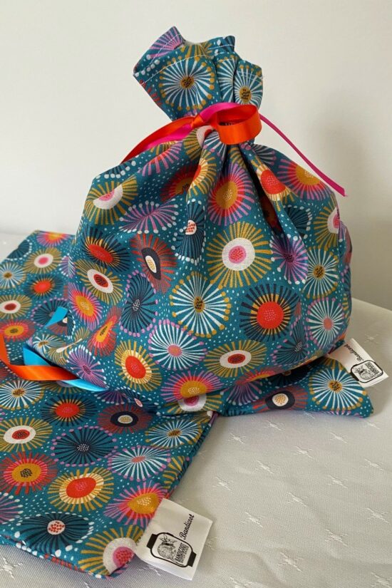 Reuseable Gift Bag Wildflower Fireworks - Image 3