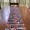 Table Runner Black and White Wildflowers - Image 2