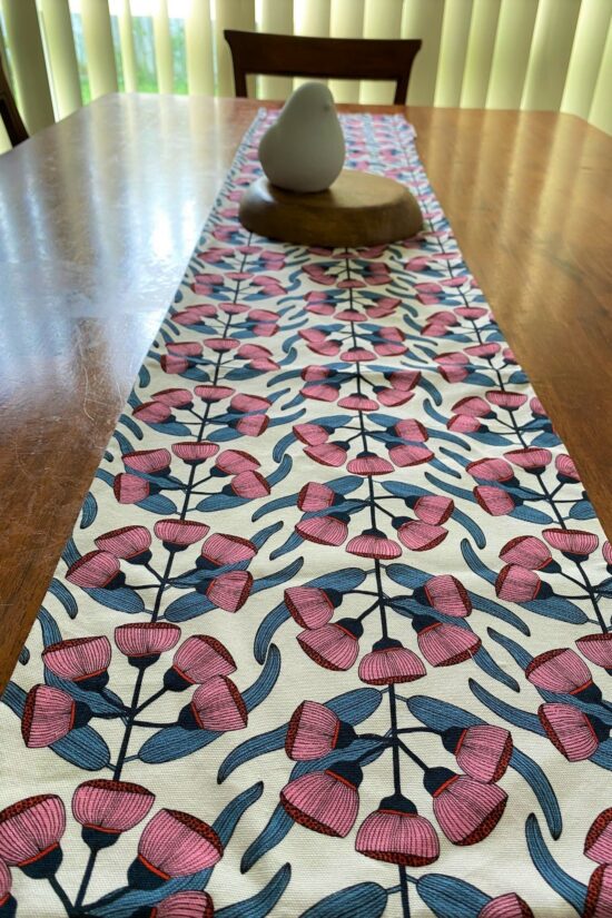 Table Runner Pink Gumnuts - Image 3