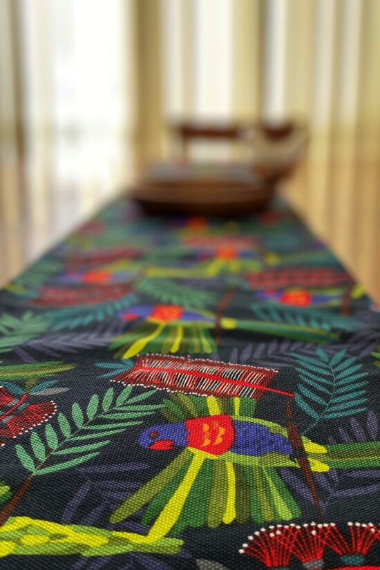 Table Runner Rainbow Lorikeets - Image 3