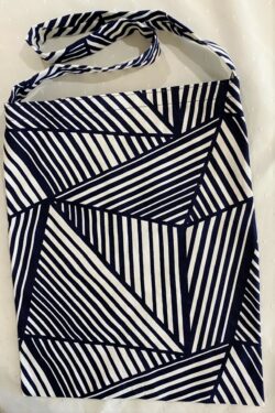 Carry Bag Geometric Navy