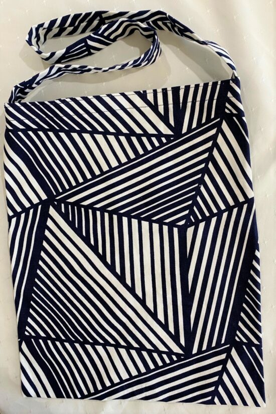 Carry Bag Geometric Navy