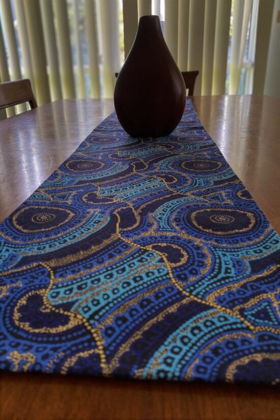 Table Runner Blue Water - Image 2