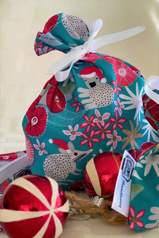 Reuseable Gift Bag Christmas Koalas