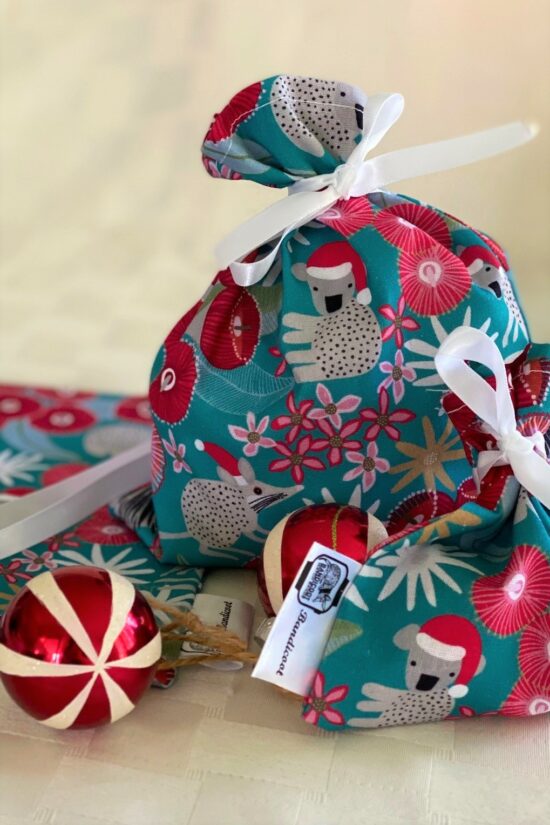 Reuseable Gift Bag Christmas Koalas - Image 3