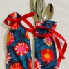 Blue Floral Cutlery Pouch