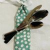 Green Dotty Cutlery Pouch