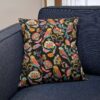 Ornamental birds cushion cover - Image 2