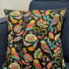 Ornamental birds cushion cover - Image 3